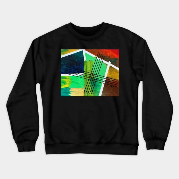 Abstract Crewneck Sweatshirt by aldersmith